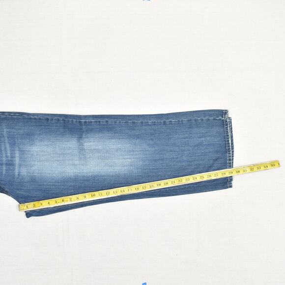 Red Camel Men's Jeans Zip Solid 100% Cotton Blue Size 38x30 Straight Denim - Picture 5 of 8